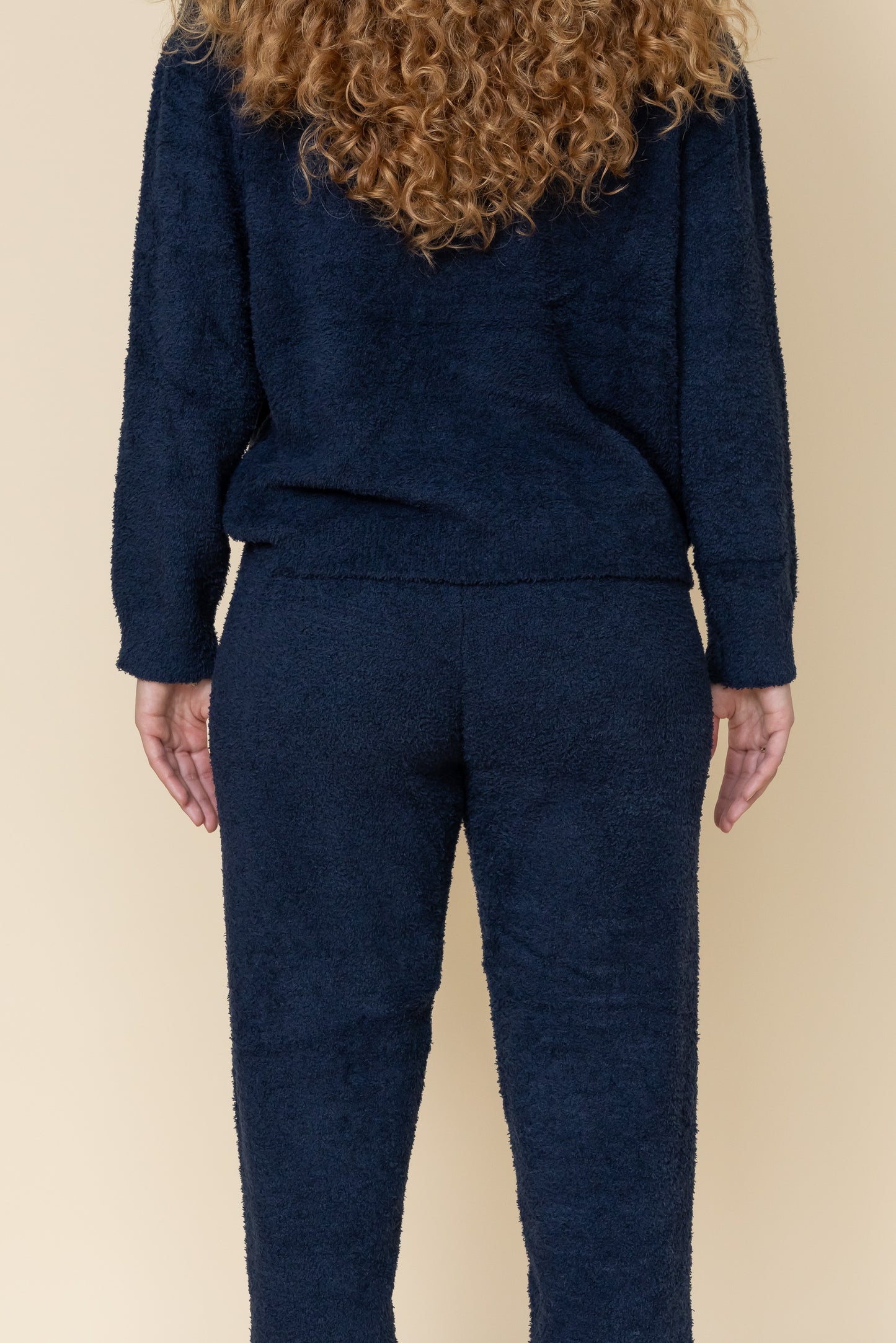 Fluffy Huispak Dames Navy 6