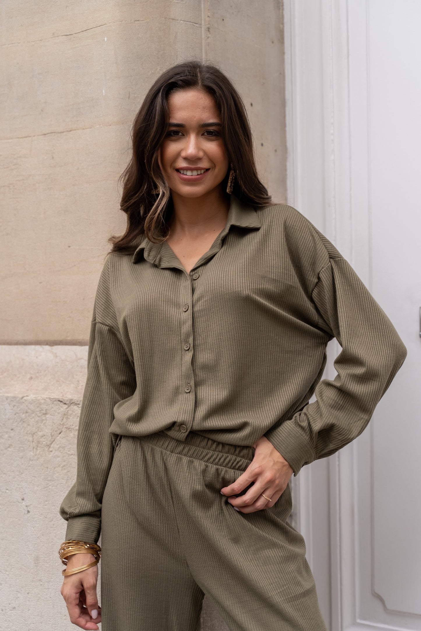 Groen Loungewear Huispak Dames Luxe