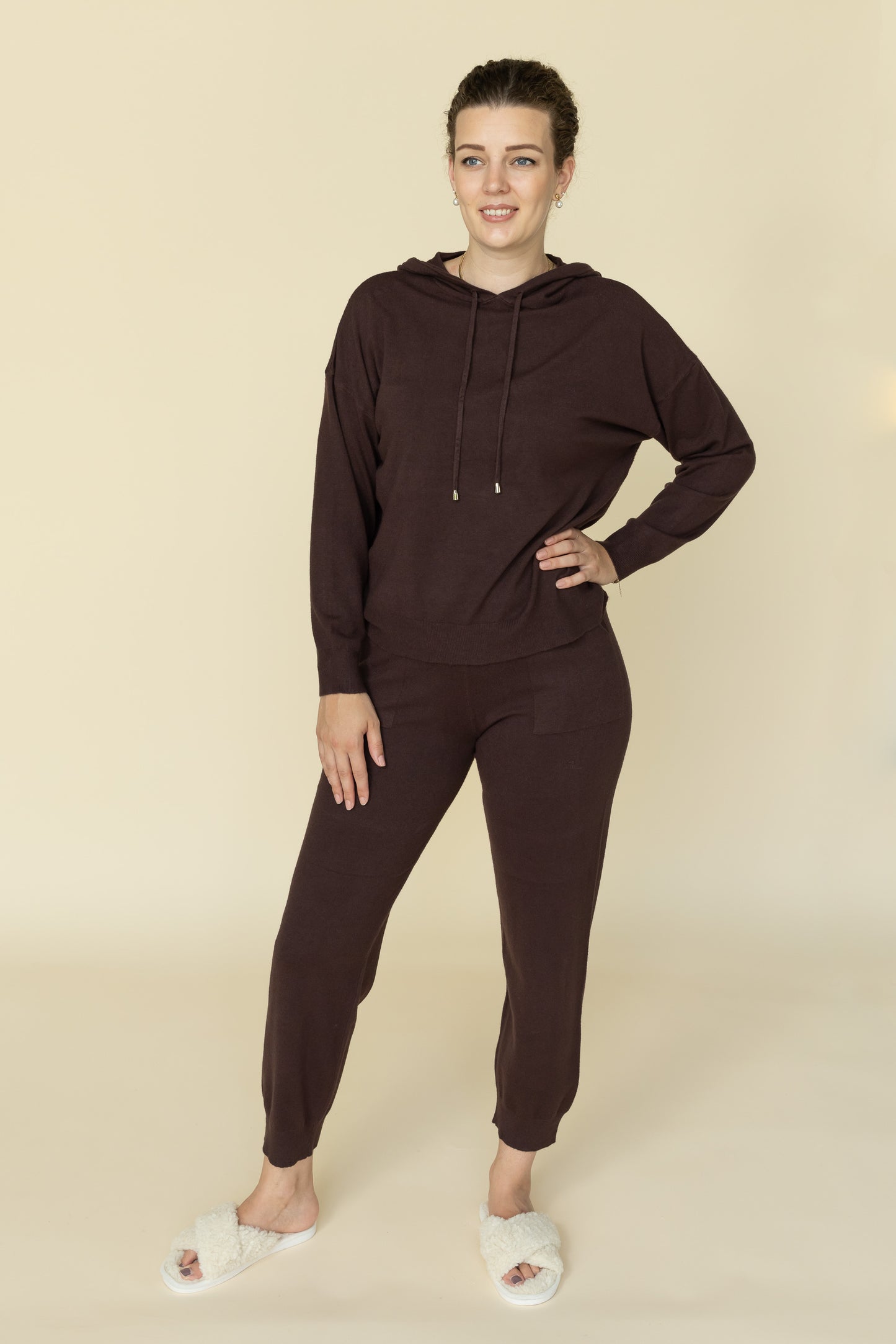 Joggingpak Dames Bruin