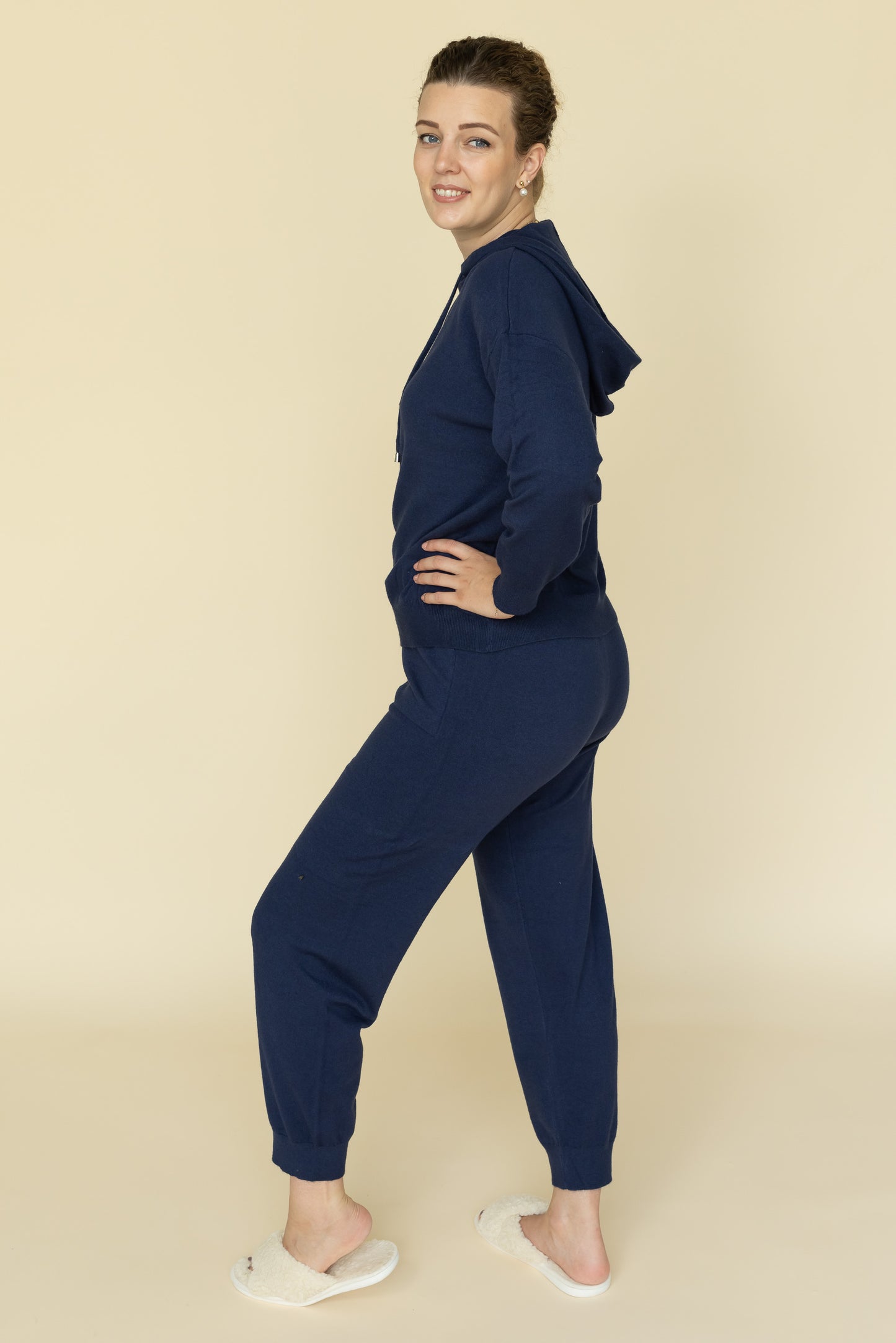 Joggingpak Dames Donkerblauw 2