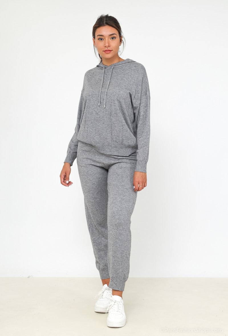 Joggingpak Dames Grijs 4