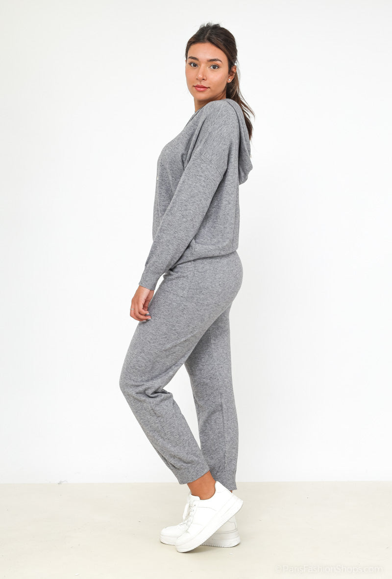 Joggingpak Dames Grijs 5