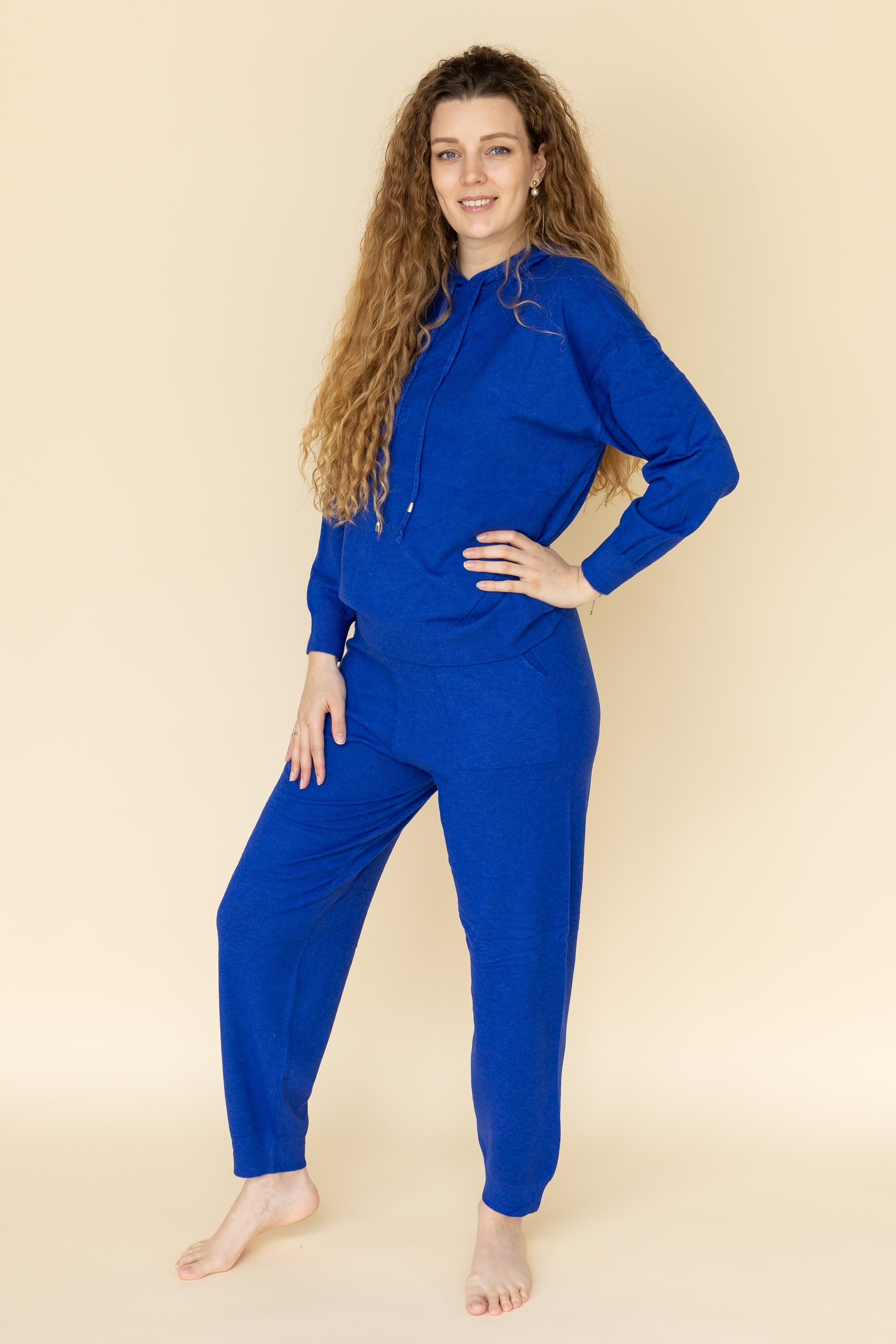 Joggingpak Dames Kobalt 3