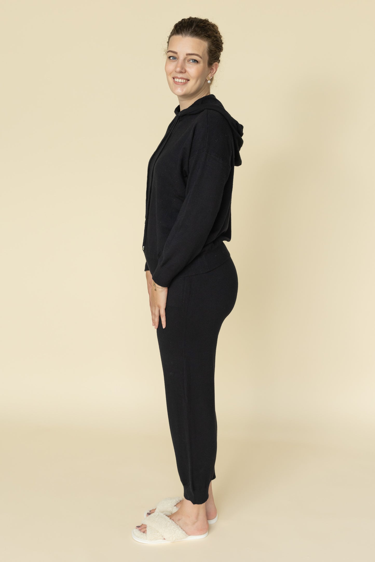 Joggingpak Dames Zwart 2