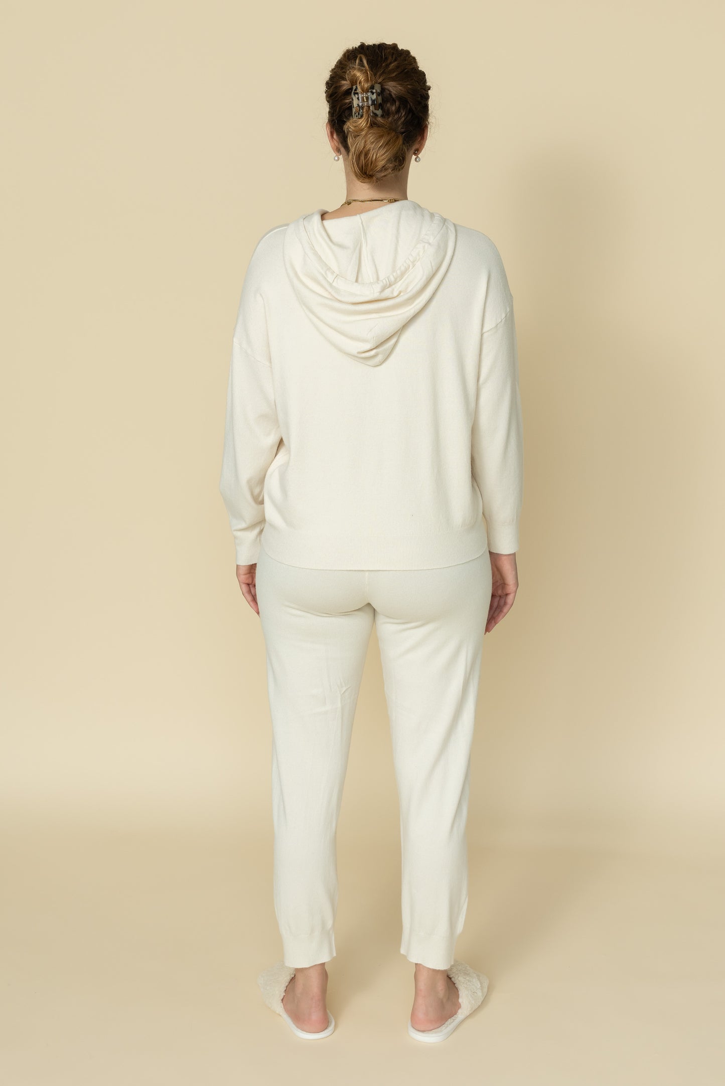 Luxe Joggingpak Dames Beige 3