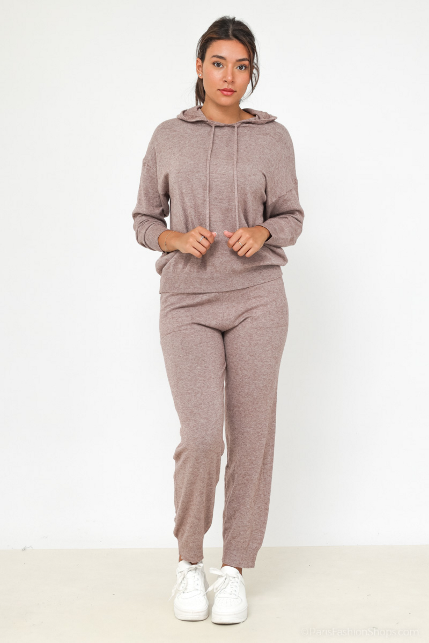 Luxe Joggingpak Dames Taupe