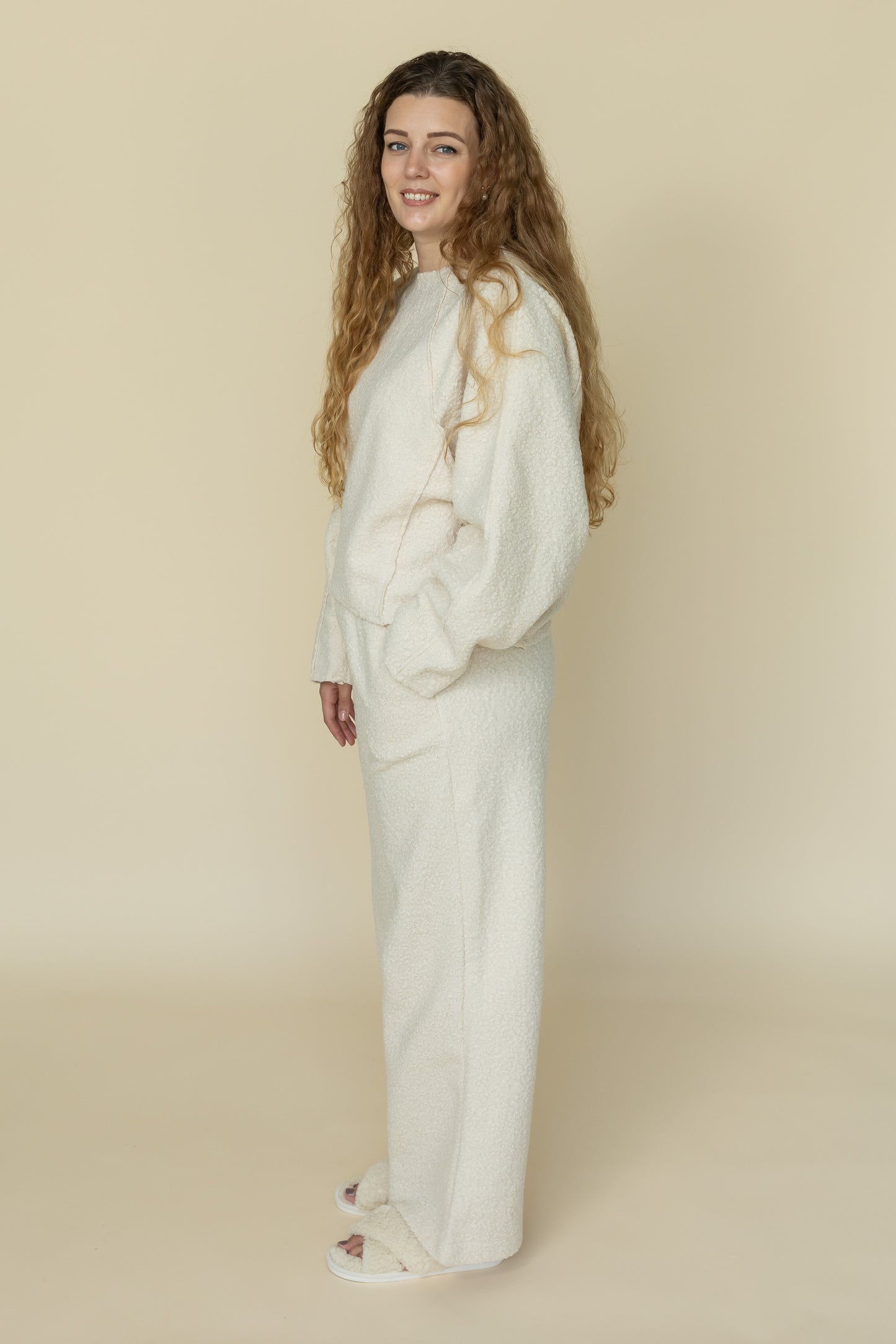 Teddy Huispak Dames Beige 2