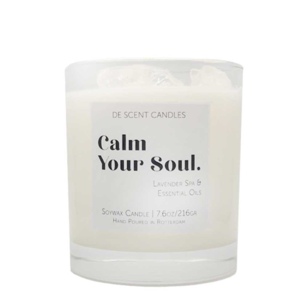 Calm Your Soul - Edelsteen Geurkaars