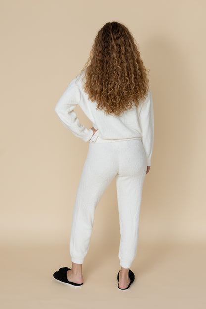 Fluffy Huispak Dames Beige 4