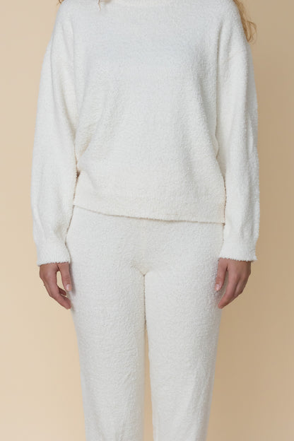Fluffy Huispak Dames Beige 2