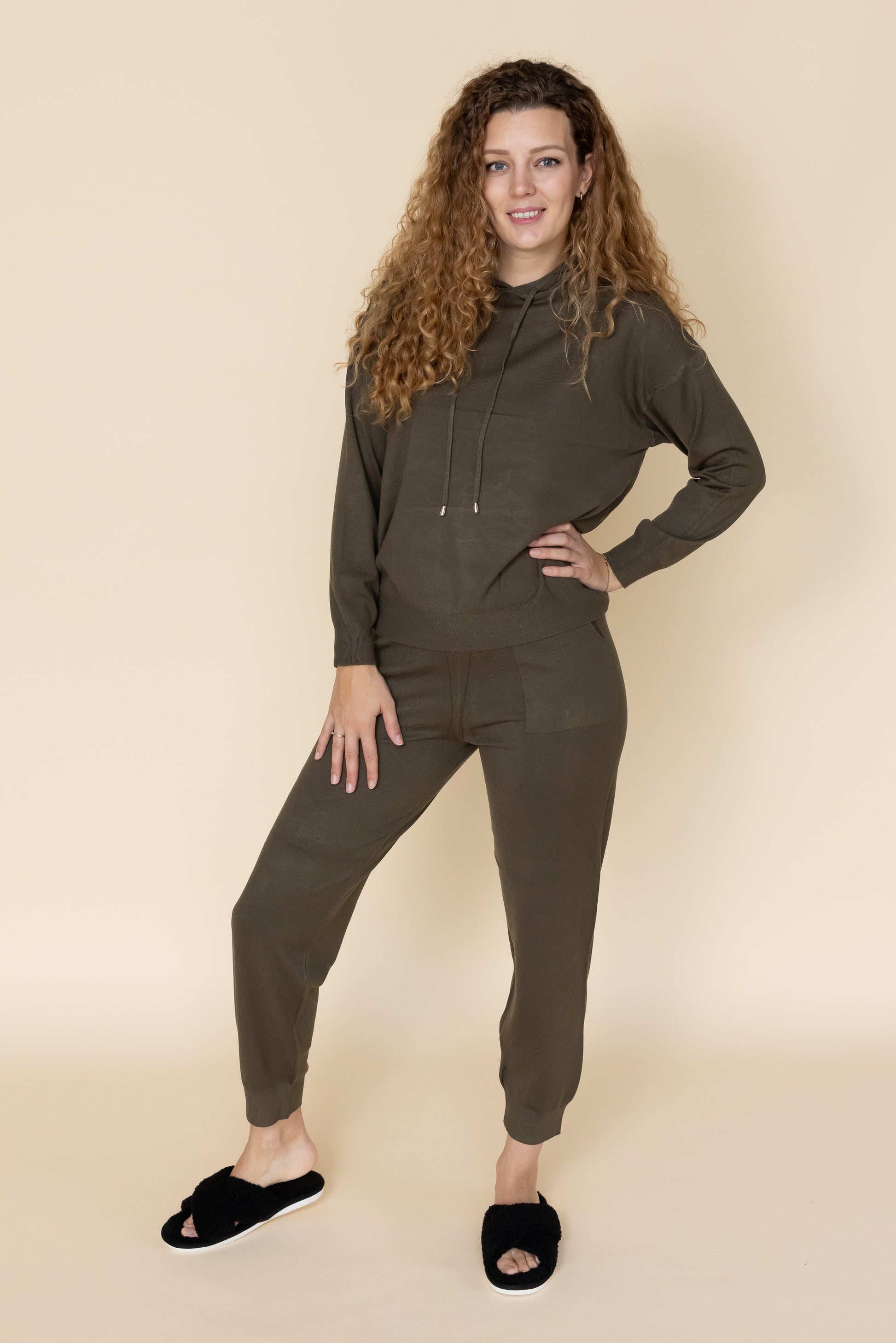 Luxe Joggingpak Dames Mosgroen