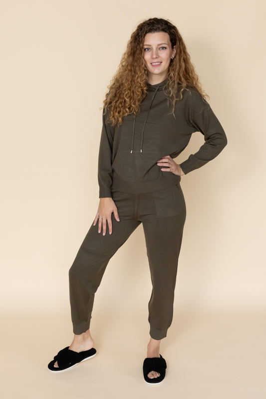 Luxe Joggingpak Dames Mosgroen