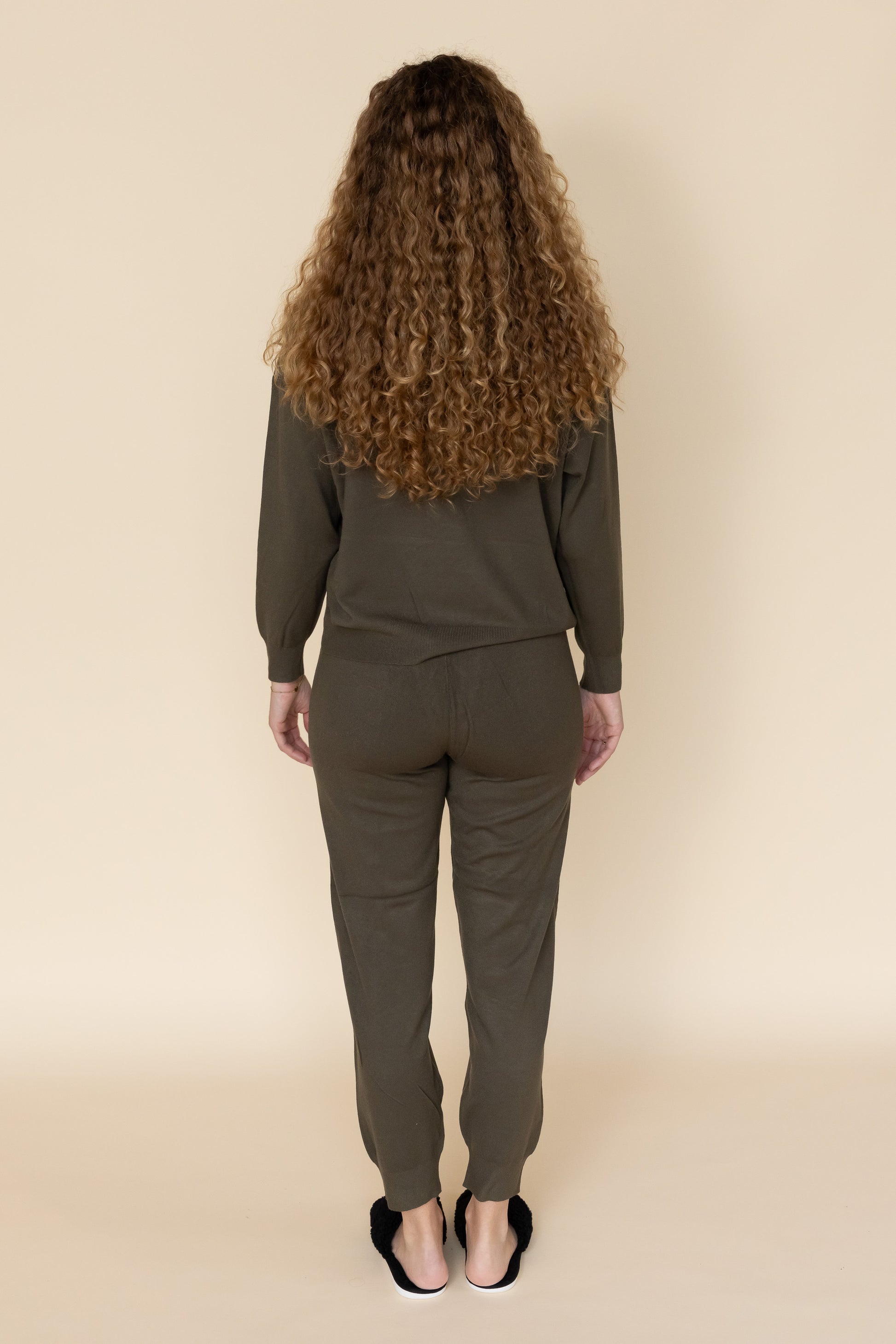 Luxe Joggingpak Dames Mosgroen 4