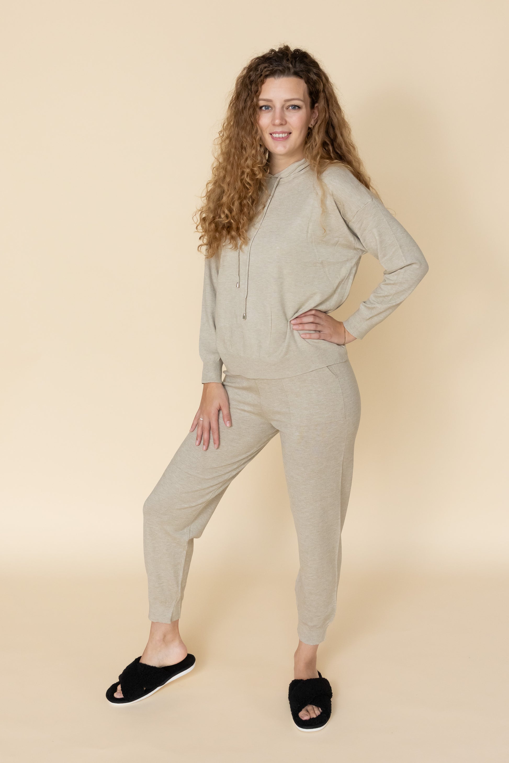 Luxe Joggingpak Dames Olijf
