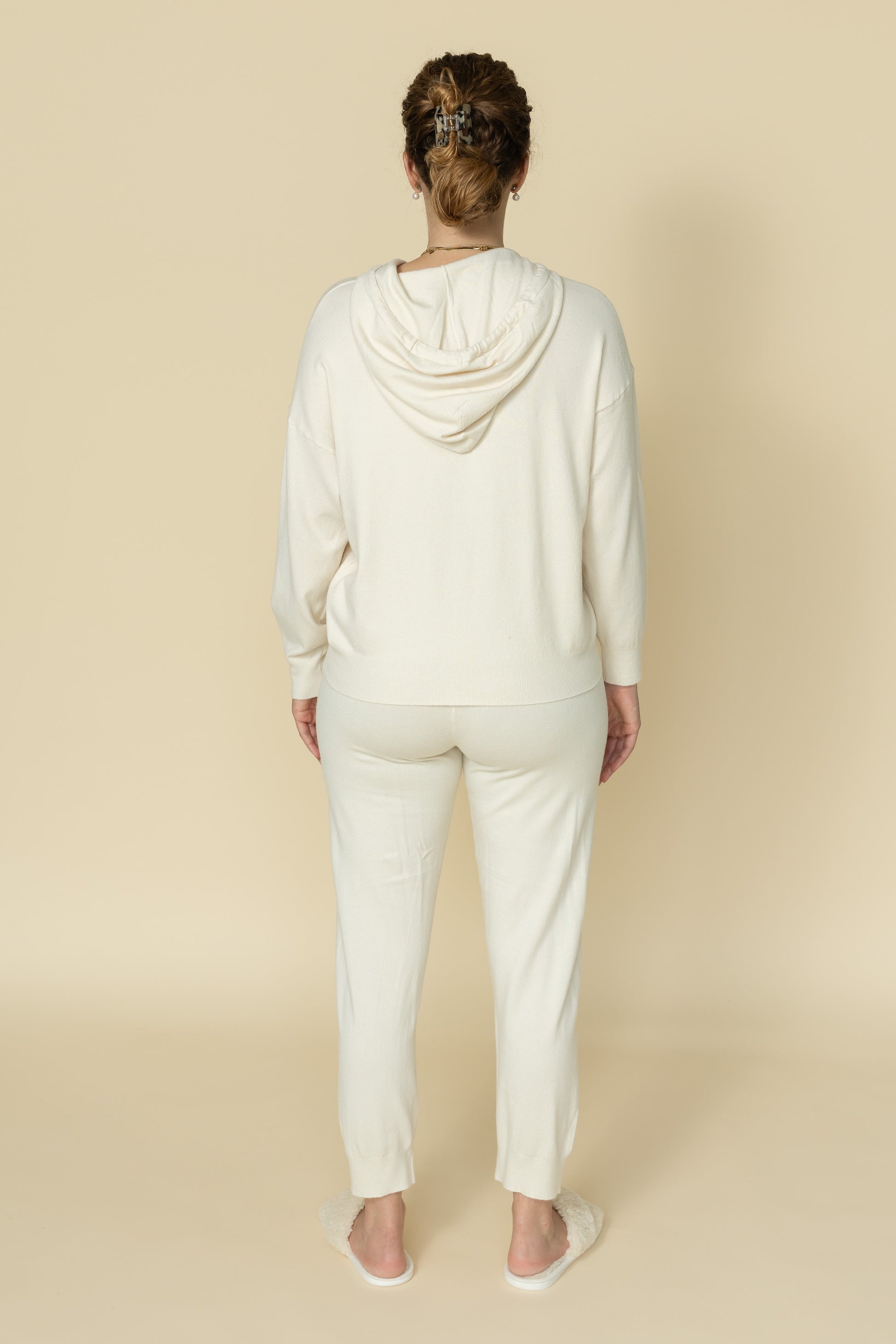 Luxe Joggingpak Dames Beige 3