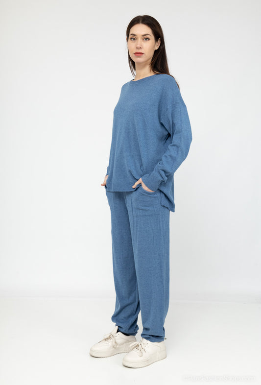 Soft Comfy Huispak - Blauw