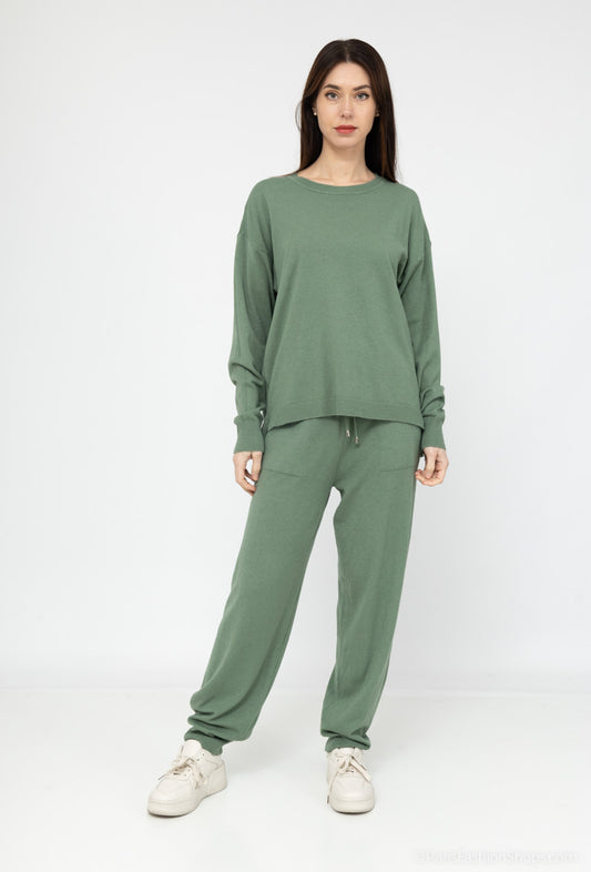Zacht Comfy Dames Huispak Groen